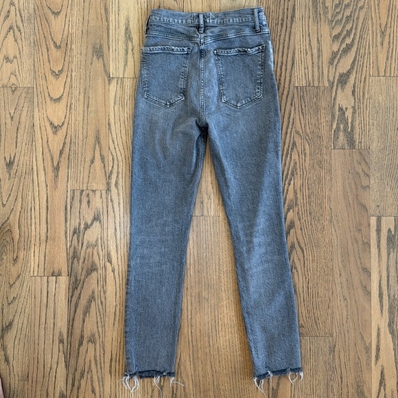 Agolde Nico High Rise Slim Women’s Gray Button Fly Denim Jeans Size 25 - Picture 10 of 11